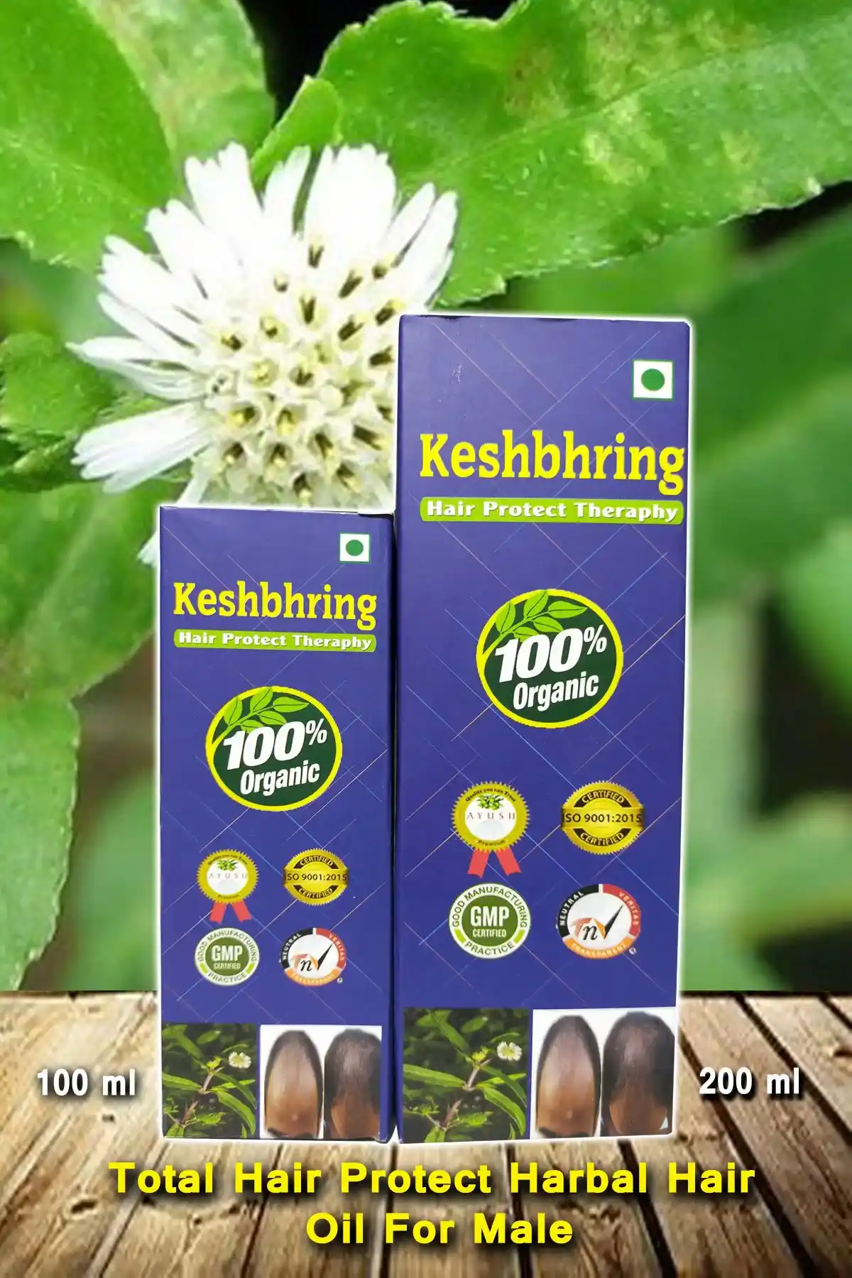 Keshbhring Herbal Hair Oil ( For Male )